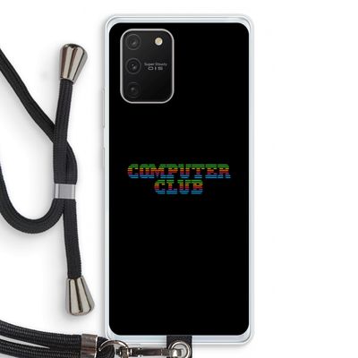 Retro: Samsung Galaxy S10 Lite Transparant Hoesje met koord