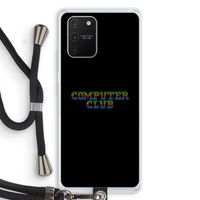 Retro: Samsung Galaxy S10 Lite Transparant Hoesje met koord