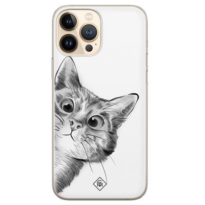iPhone 13 Pro Max siliconen hoesje - Peekaboo