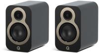 Q Acoustics 3010c Boekenplank Speakers (per paar) - Zwart satijn