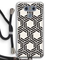 Geometrisch patroon: LG G6 Transparant Hoesje met koord