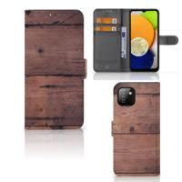 Samsung Galaxy A03 | Book Style Case | Old Wood