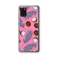 Kokosnoot roze: Samsung Galaxy A31 Transparant Hoesje