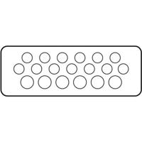 Eaton FL4-3 Flensplaat Met uitsparingen (l x b x h) 23 x 329 x 116 mm Plastic Grijs 1 stuk(s)