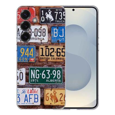 TPU Hoesje Samsung Galaxy S25 - Kentekenplaten Backcover TPU Hoesje Samsung Galaxy S25 - Kentekenplaten Backcover