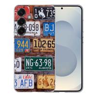 TPU Hoesje Samsung Galaxy S25 - Kentekenplaten Backcover TPU Hoesje Samsung Galaxy S25 - Kentekenplaten Backcover
