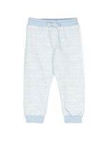 Dolce & Gabbana Kids pantalon de jogging à taille élastiquée - Bleu