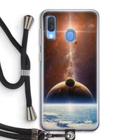 Omicron 2019: Samsung Galaxy A40 Transparant Hoesje met koord