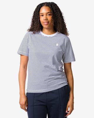 HEMA Nijntje dames T-shirt jersey strepen blauw (blauw)