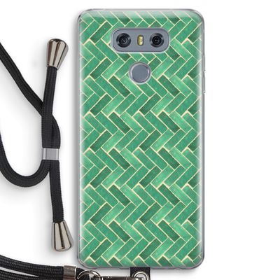 Moroccan tiles 2: LG G6 Transparant Hoesje met koord