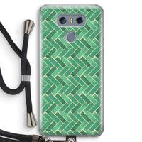 Moroccan tiles 2: LG G6 Transparant Hoesje met koord
