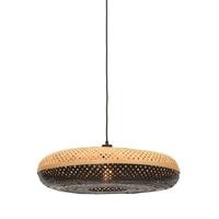 GOOD&MOJO Hanglamp Palawan - Bamboe|Zwart - Ø60cm