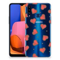 Samsung Galaxy A20s TPU bumper Hearts