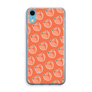 Just peachy: iPhone XR Transparant Hoesje