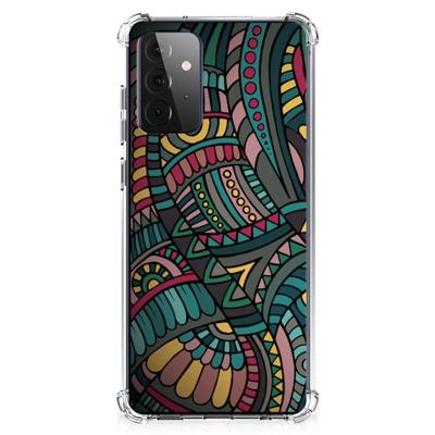 Samsung Galaxy A72 4G/5G Doorzichtige Silicone Hoesje Aztec