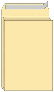 Envelop Quantore monsterzak 229x324x38mm zelfkl. creme 10stuks