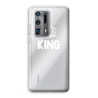 King zwart: Huawei P40 Pro Plus Transparant Hoesje King zwart: Huawei P40 Pro Plus Transparant Hoesje
