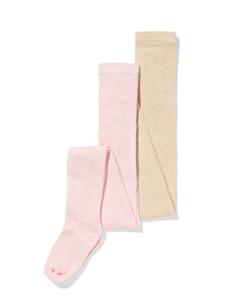 HEMA Kinder Maillots Structuur - 2 Stuks Roze (roze)