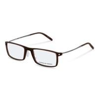 Heren Brillenframe Porsche Design P8384D55 Bruin Zwart Ø 55 mm