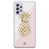 Samsung Galaxy A72 siliconen hoesje - Ananas