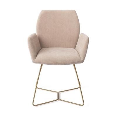 Jesper Home Misaki eetkamerstoel Sand Strand beehive gold