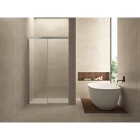 Wiesbaden Puerta Nisdeur Met 1 Schuifdeur - 1400x2000x8mm - NANO - Helder Glas/Chroom Wiesbaden Puerta Nisdeur Met 1 Schuifdeur - 1400x2000x8mm - NANO - Helder Glas/Chroom