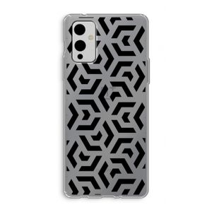 Crazy pattern: OnePlus 9 Transparant Hoesje