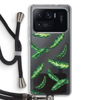 Lange bladeren: Xiaomi Mi 11 Ultra Transparant Hoesje met koord Lange bladeren: Xiaomi Mi 11 Ultra Transparant Hoesje met koord