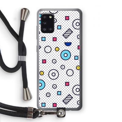 8-bit N°9: Samsung Galaxy A31 Transparant Hoesje met koord