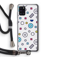8-bit N°9: Samsung Galaxy A31 Transparant Hoesje met koord