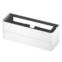 INK - Afgeronde Onderkast Gelakt 2 Laden Softclose Tbv Grepen - 1400x450x520 Mm - Mat Wit