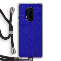 Majorelle Blue: OnePlus 8 Pro Transparant Hoesje met koord