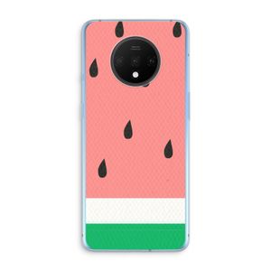 Watermeloen: OnePlus 7T Transparant Hoesje