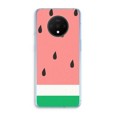 Watermeloen: OnePlus 7T Transparant Hoesje