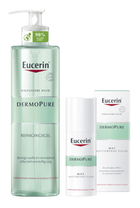 Eucerin DermoPure Gezichtsverzorgingsset - Reinigingsgel en Fluid -