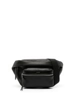 SANDRO logo-stamp belt bag - Noir - thumbnail