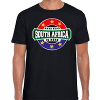 Have fear South Africa is here / Zuid Afrika supporter t-shirt zwart voor heren