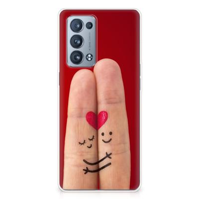 OPPO Reno 6 Pro Plus 5G | Sillicone Back Cover | Liefde - Origineel Romantisch Cadeau