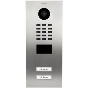 DoorBird D2102V Buitenunit voor Video-deurintercom via WiFi LAN RVS V2A (geborsteld)