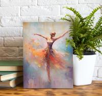 Balletdanser Canvas schilderij kunst