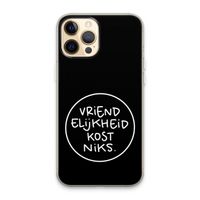 Vriendelijkheid: iPhone 13 Pro Max Transparant Hoesje