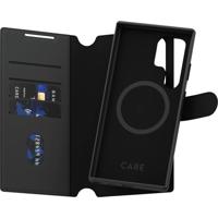 PanzerGlass CARE Feature Tango Two-in-One Wallet Booklet Samsung Galaxy S25 Ultra Zwart Inductieve lading, Stootbestendig