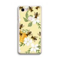 No flowers without bees: Google Pixel 3 Transparant Hoesje