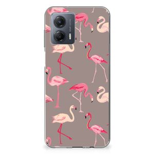 Motorola Moto G53 TPU Hoesje Flamingo