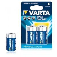 Varta 2x 1.5V C Wegwerpbatterij Alkaline - thumbnail