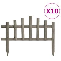 VidaXL Gazonranden 10 st 4,4 m vurenhout VidaXL Gazonranden 10 st 4,4 m vurenhout