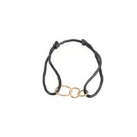Go Dutch Label Armband 3 Ringen Goud/Zwart