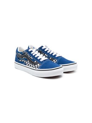 Vans Kids baskets Old Skool imprimées - Bleu