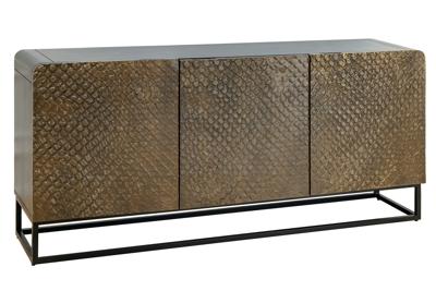 Dessoir SNAKE 160cm zwart bruin mango hout - 44656