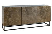 Dessoir SNAKE 160cm zwart bruin mango hout - 44656